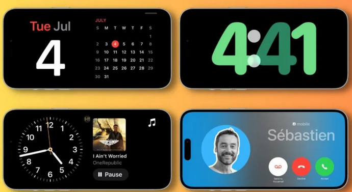 关岭苹果手机维修分享iOS17横屏充电待机显示有什么好处 