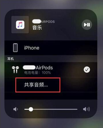 关岭苹果14音频维修点分享iPhone14音频共享设置方法 